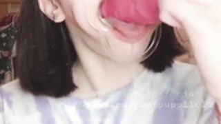 puppiloli - dildo ahegao gag