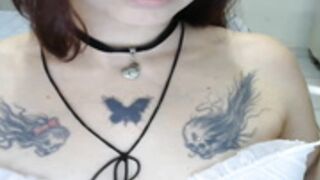 spit_queen spitting on tits