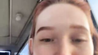 Agata flash nipple and pussy