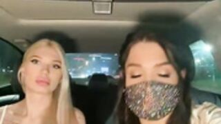 Julia pussy, tits suck and vi outside naked
