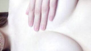 Beautiful pink pussy and nipples