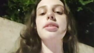 Ruri-and-Ruriboy flashing her tits in public