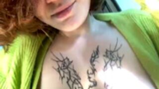 Agata boobs in public bus