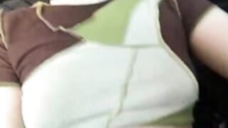 Agata boobs in public bus