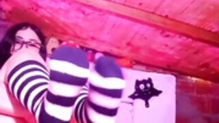 Luciauy - pink light spreading pussy