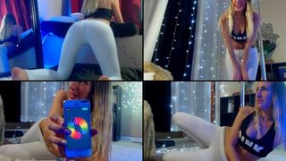 KellyBlank showing off booty and a few peeks of plump pink pussy in free cam recording 2017-04-15 64857