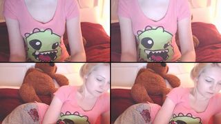 Blondeparis showing off her tight asshole in cam recording 2017-04-20 100644