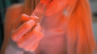 free_forever suck dildo & oil show