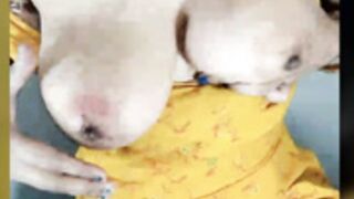 lovelylisa1 biting nipples