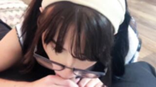 frankiebunny schoolgirl bj and fuck