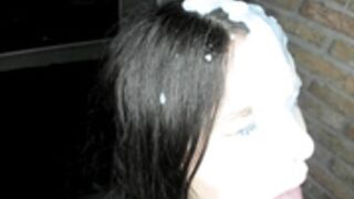 Bigbunnyass pops cum balloon on face