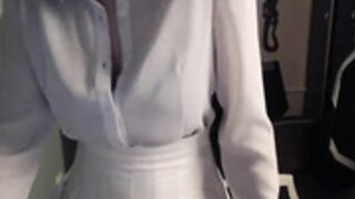 nikifoks tits out in public