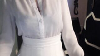 nikifoks tits out in public