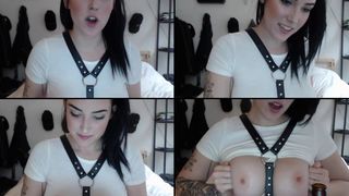 AlexaMaree moaning like a monster 2 orgasms in free cam recording 2017-04-18 23923