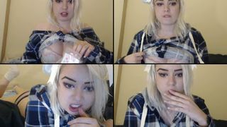 Zilas cumming all over her booty in free cam recording 2017-05-14 202642