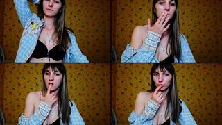 MissCutieX naked,spittin on tits and rubbin her pussy and fingerin it in free cam recording 2017-05-14 214337