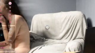 quick facial while filming herself on phone Nov'24