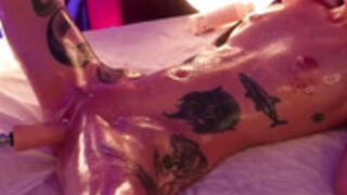 ZoeMils Full Body Covered With Squirt