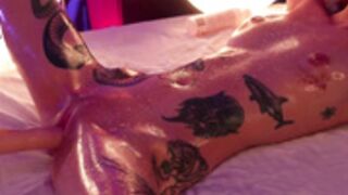 ZoeMils Full Body Covered With Squirt