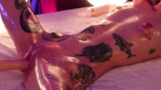 ZoeMils Full Body Covered With Squirt