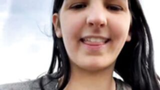DoriDeluxe66 Risky Big Squirt Outside The Car In Public