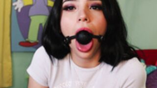 Marianacruzz OF Gagball Bouncing Ride