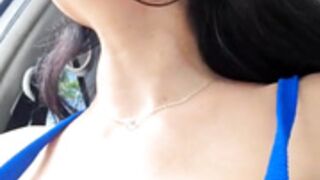 CataleyaRusso showing tits stranger