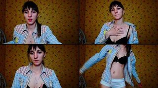 MissCutieX slow strip + anal play in free cam recording 2017-05-14 203436