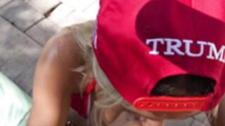 Ambie Bambie OnlyFans Trump MAGA Teen BJ & Facial