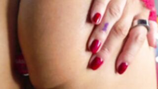 Cuteherminie christmas show body tease
