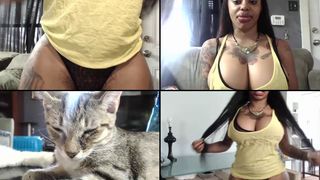 Creamyexotica glass rod and vibe on clit in cam recording 2017-06-23 225343