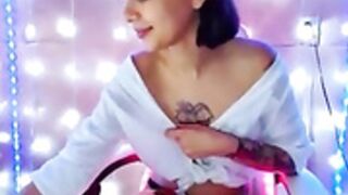 ℳotō_Ƥoƞchᴉk ♥ Short-Hair Babe HOT Busty Boobs Play