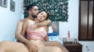 Latin couple_deep foreplay with nice tits