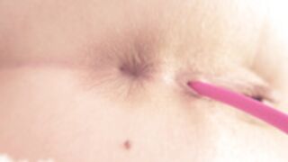 Crazyhotrussian - asshole closeup