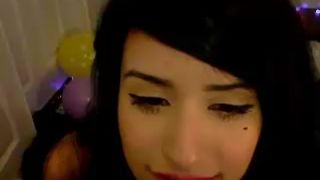 Priscillawtff - Deepthroats Black Dildo