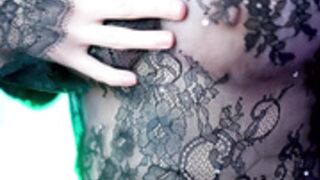 Katdreams transparent lingerie dance and tease preshow