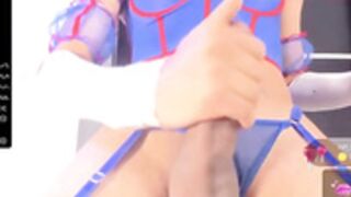 bunnyhots stroke, cum, closeup