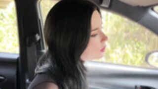 StepSis Paid with Deep Blowjob to He Drive Her Home