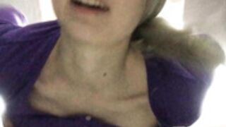 Squirting In Public Toilet