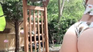 HOLLY WOLF NUDE GARDENING