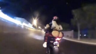 Karli Mergenthaler Gets Fuck On A Motorcycle