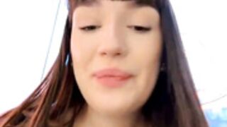 Sophie_avory pussy fingering in public bathroom