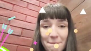 Sophie_Avory with her friend (Mia) in public area
