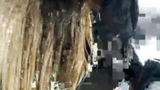 ALANA_69 shows everything in small restaurant