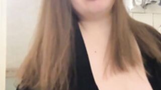 Wonderful tits of a busty russian