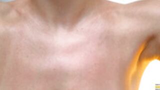 Tootightwithbra squeezes nipples