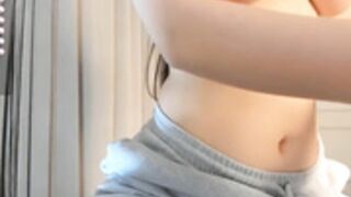 Korean Princess Lena, Orgasmic Dildo titty fuck.