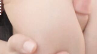 Korean Princess Lena, Orgasmic Dildo titty fuck.
