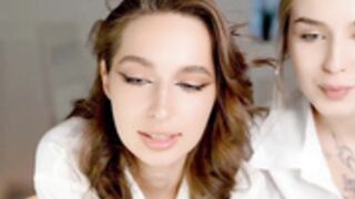 Silent_chill & aurmur topless teasing together