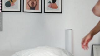 hell_lo perfect tits pretty girl pillow humping